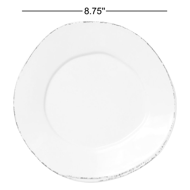 Melamine Lastra Handmade Melamine Salad/Dessert Plate