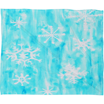 Jeté en peluche de neige