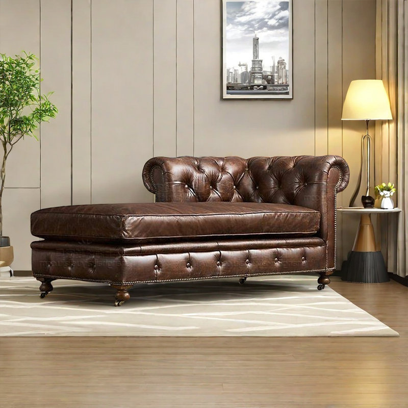 Chaise en bois massif de luxe exquis, Orienté à droite