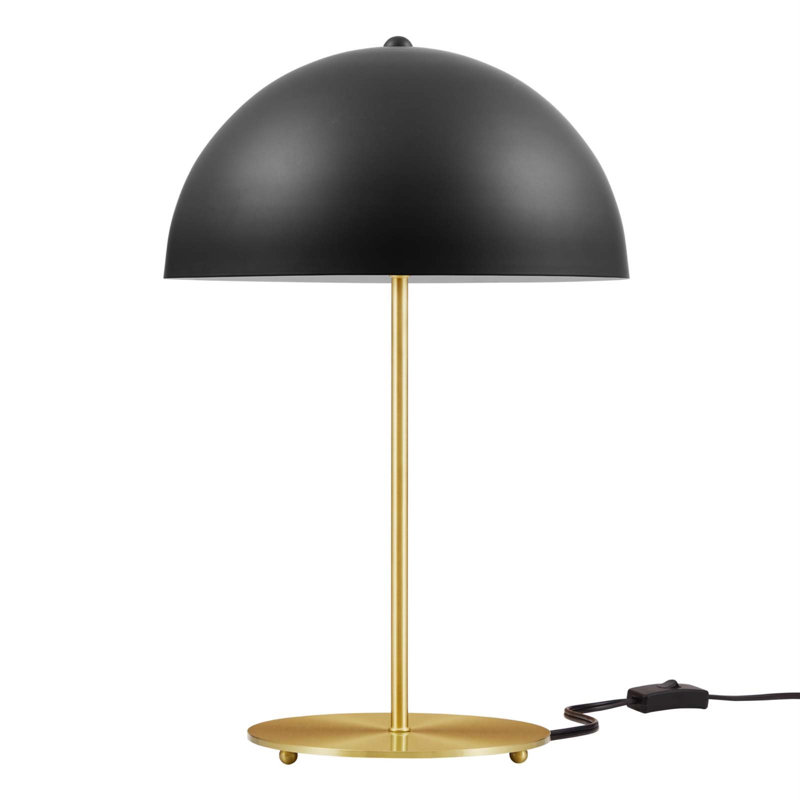 Modway Ideal Metal Table Lamp, Black