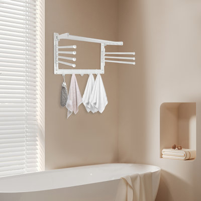 Wall Mounted Bathroom Towel Shelf