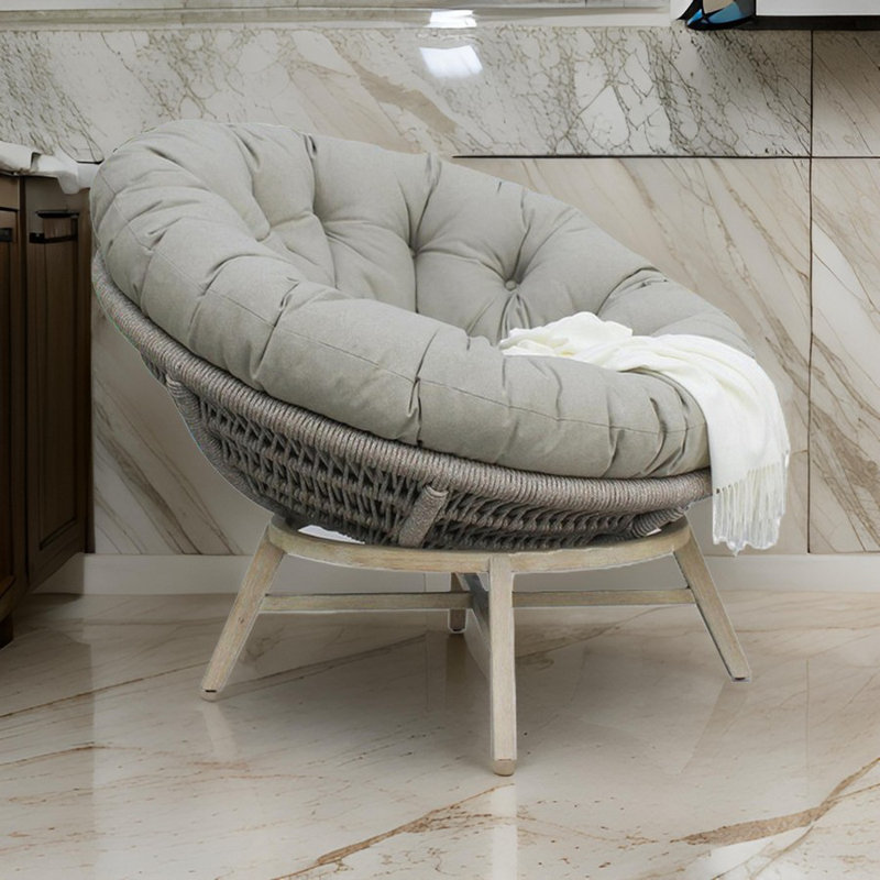 Fauteuil Papasan Barde 43,3 po de large Barde