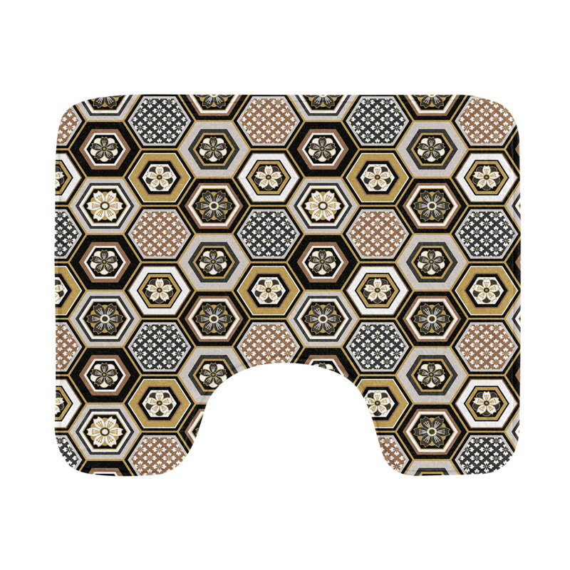 Tapis de salle de bain Floral