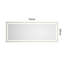 Miroir de salle de bain 72 "x 28" avec avant et rétroéclairage