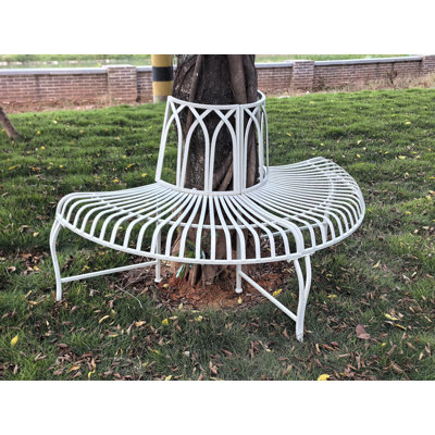 Tree Wrap Garden Bench Semi-Circle by Hi-Line Gift Ltd.