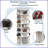 7-Tier 360° Rotating Shoe Rack, Free Standing 28-Pair Organizer White | Modern | Primary Living Space