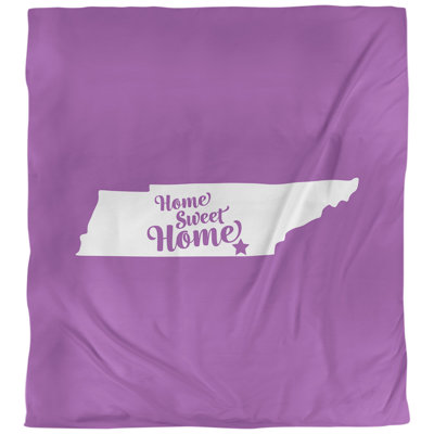 Housse de couette réversible simple Home Sweet Chattanooga
