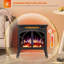 FXSGER 64 cm W Black Electric Fireplace