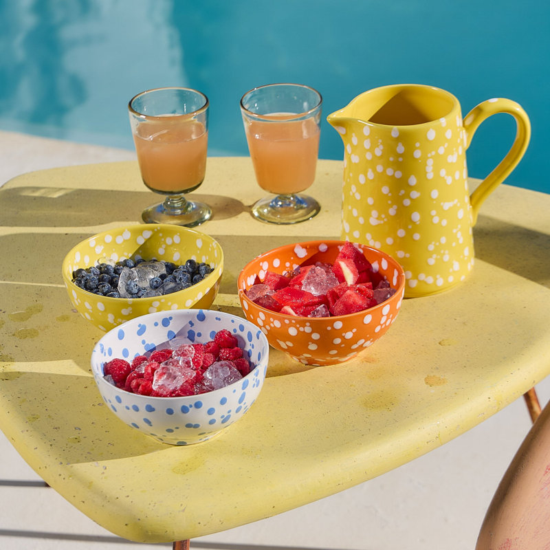 Rafaela Cereal Bowls, Tangerine