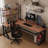Nut-Brown Rectangular Solid Wood desk-1742319715-1742319716