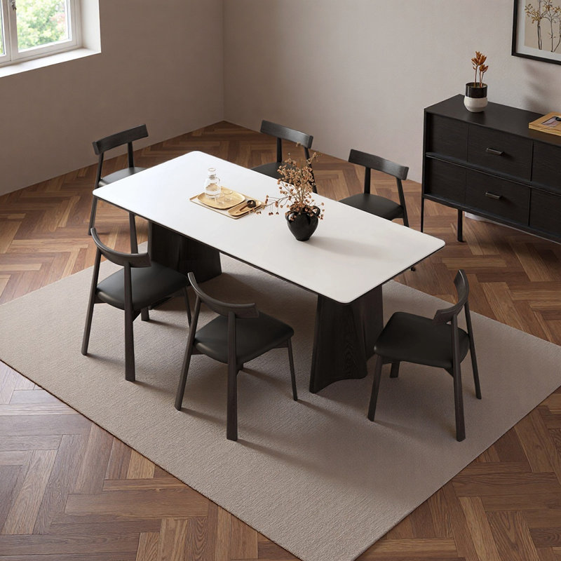 Table de salle à manger Stowmarket, H 29,52 po x l 70,86 po x P 35,43 po