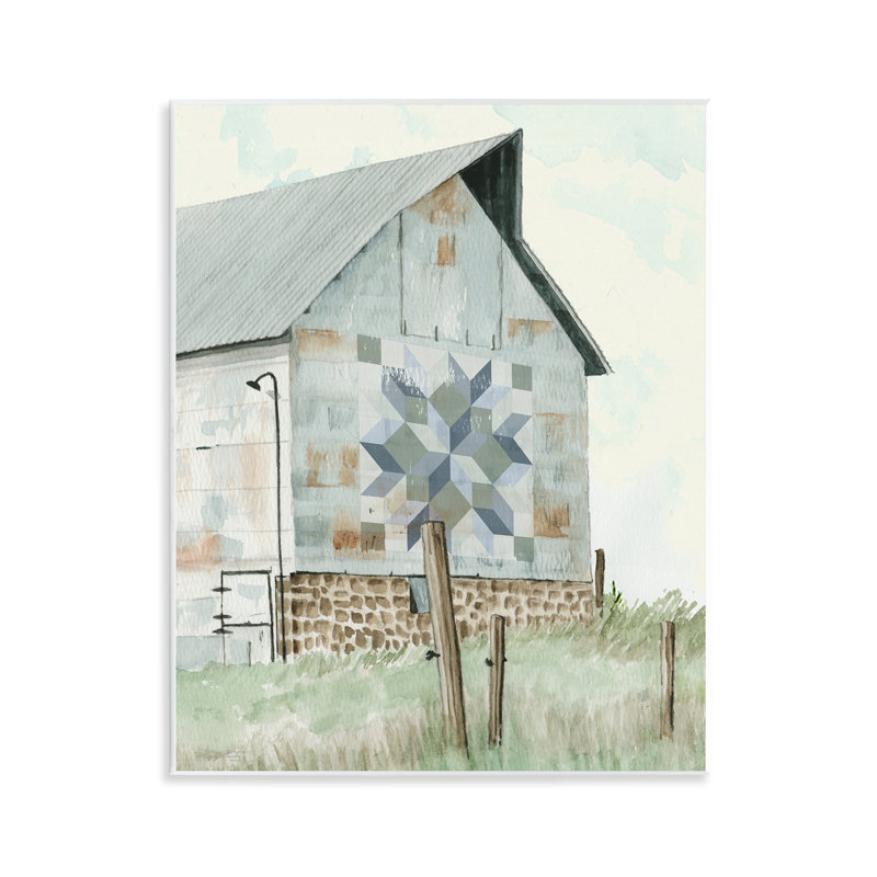 Plaque murale Pickel's Barn Quilt, design par Cindy Jacobs