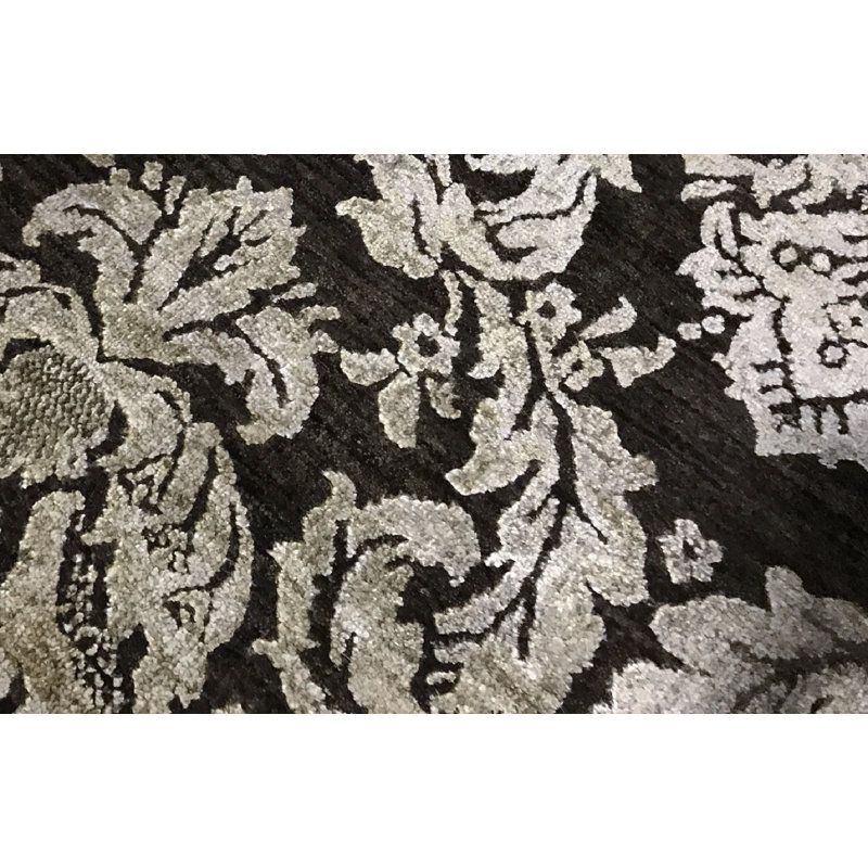 Tapis brun de haute qualité noué à la main