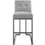 Tabouret de bar en acier inoxydable Privy Performance de Modway-240901635-240901840-240881306