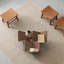 Table basse avec plateau en verre ound