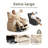 37.4" Wide Oversized Recliner Chair, PU Leather Manual Recliner with 1.5X Sponge Filling-118672577