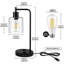 Lampe arquée en métal Kameren USB