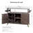 50.25" Outdoor Rolling Grill Cart Potting Bench Table With Stainless Steel Top, Storage Cabinet Kitchen Island-1242083998