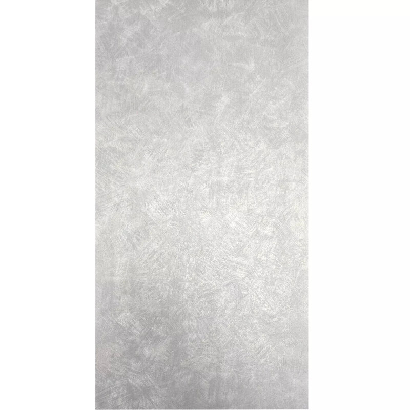 Papier peint texturé uni moderne ivoire satiné métallique