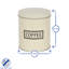 Harbour Housewares - Metal Tea Coffee Sugar Canister Set-100471550