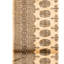 Tapis brun en laine noué à la main de conception unique 4 pi x 6 pi 3 po