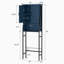 Rangement au-dessus de la toilette en métal et bois H 69 po Trijal-1081748966