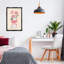 Toile sur châssis « Chic Vase » aux tons rose et brun, par Lucille Price-1317206435-1317206432
