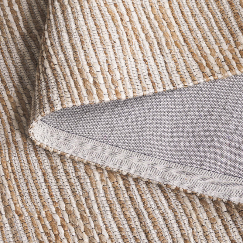 Tapis géométrique en fibre naturelle 567 jacquard, Rectangle de 5 pi x 8 pi