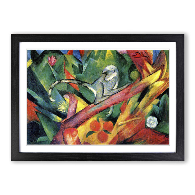 Single Picture Frame Painting, Black