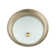 Pudsey Traditional Metal Flush Ceiling Light Fitting with Opal Glass Diffuser