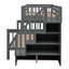 Lit superposé d'escalier avec rangement et garde-corps pour la chambre à coucher-1156955957