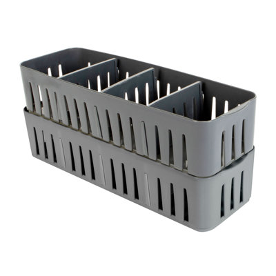  Adjustable Office Drawer Organizer
