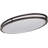 32" LED Flush Mount Oval Ceiling Light Fixture-1530476954-1530476955