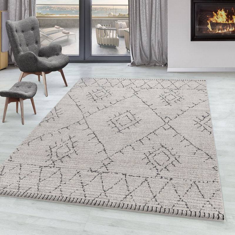 Simmerman Flatweave Area Rug, Rectangle 240 x 340cm