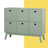Decimo 6-Door Manufactured Wood Accent Cabinet-2074175760