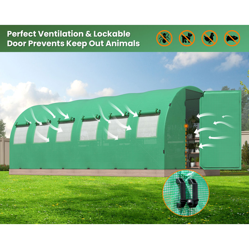 10' W x 20' D Watering Greenhouse