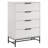 Sonora 4-Drawer Bedroom Chest White
