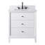 Meuble-lavabo autoportant à simple cuve 30 po avec plateau en marbre Caldwell-107663169-107663148-107663173