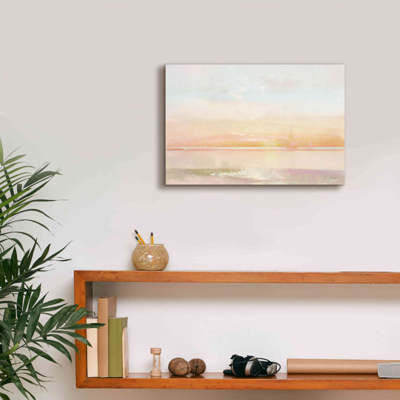 Ivy Bronx «Peaceful Shore 1» par Stellar Design Studio, estampe numérique sur toile, H 12 po x l 18 po x P 0,75 po