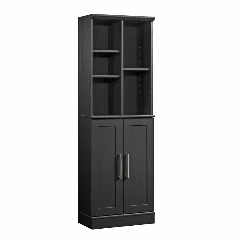Storage Cabinet, Black Finish