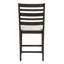 Ensemble de chaises de salle à manger à hauteur de comptoir de style classique avec finition espresso foncé et 2 meubles rembourrés