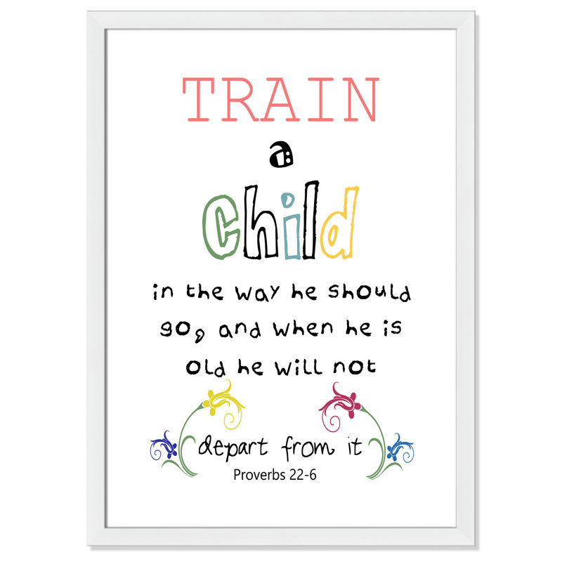 «Train a Chile Train a Child», impression sur papier, H 34,5 po x l 24,5 po x P 0,6 po, Encadré plat blanc