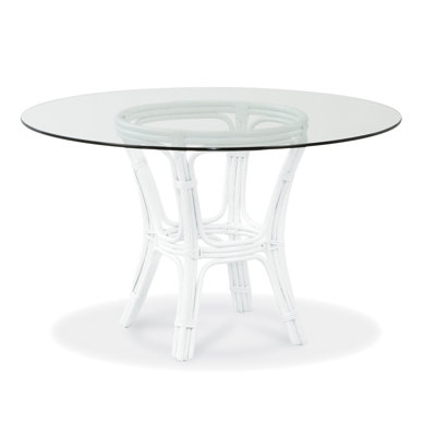 Trellis Round Glass Dining Table