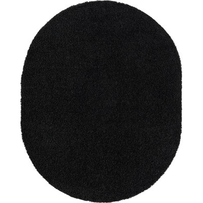 Tapis à poils longs Sybil_Noir