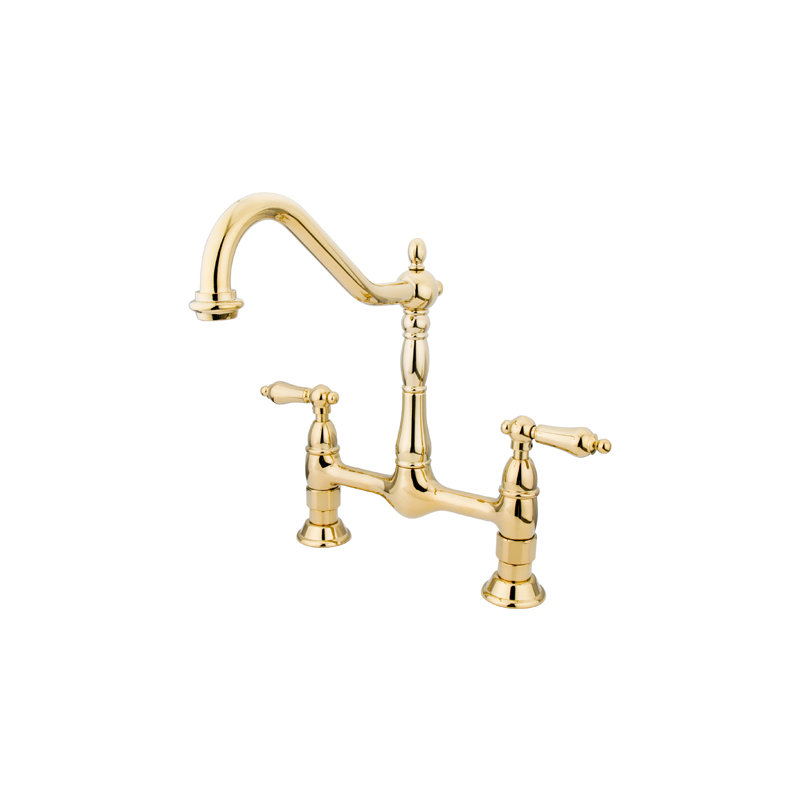 Heritage Hot & Cold Water Dispenser, Polished Brass