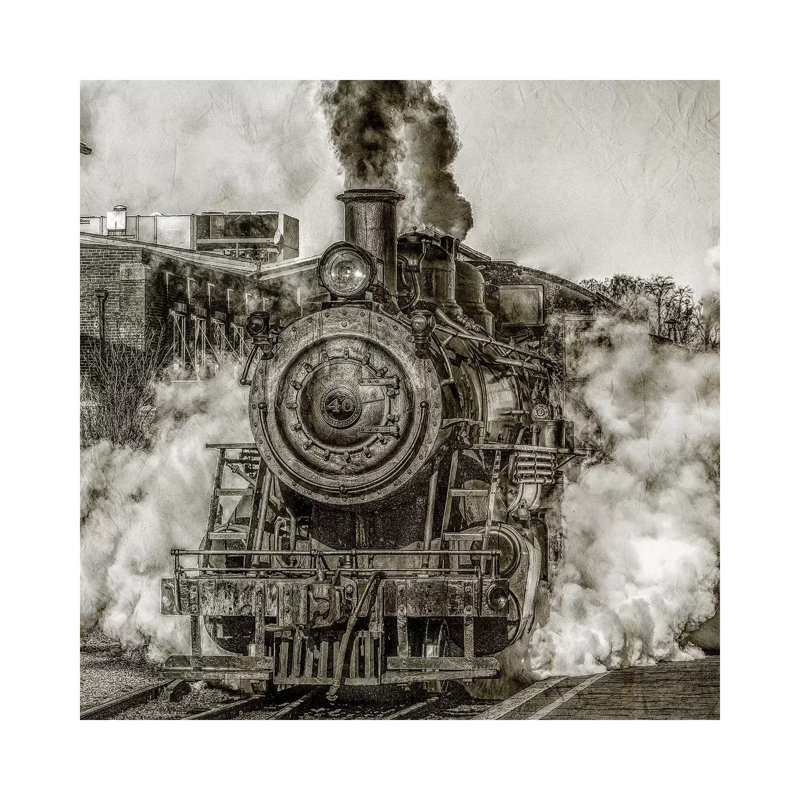 Along The Tracks II by Kimberly Allen - Wrapped Canvas Gallery-Wrapped Canvas Giclée
