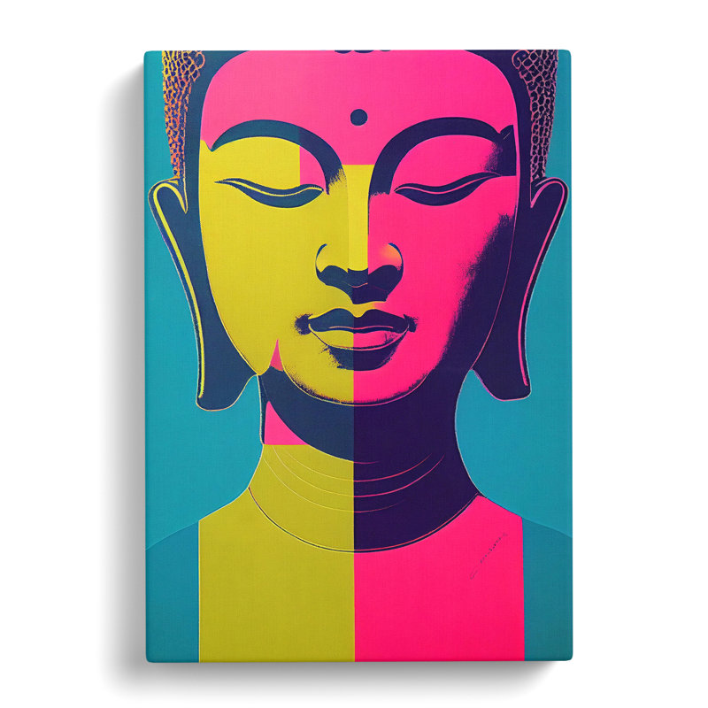 Modern Buddha No.2 Abstract - Wrapped Canvas, 76cm H x 50cm W x 3cm D