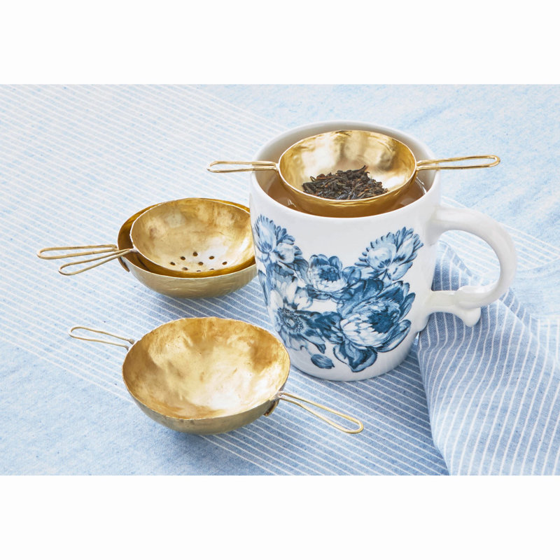 Tea Strainer & Saucer Set