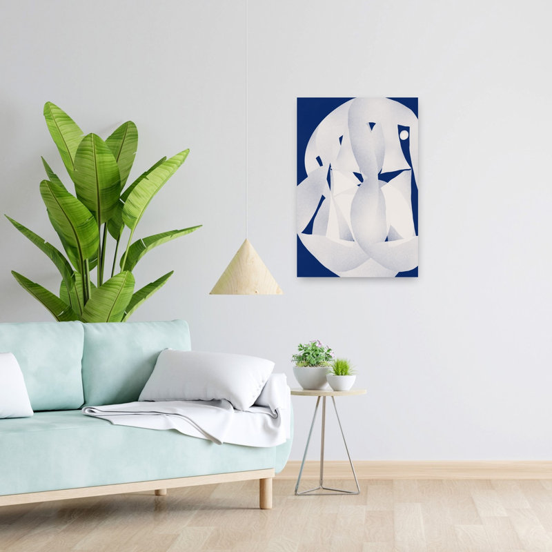 Contemporary Art Abstract Modern Art by Little Dean - Wrapped Canvas Print, 60.96 cm H x 40.64 cm W