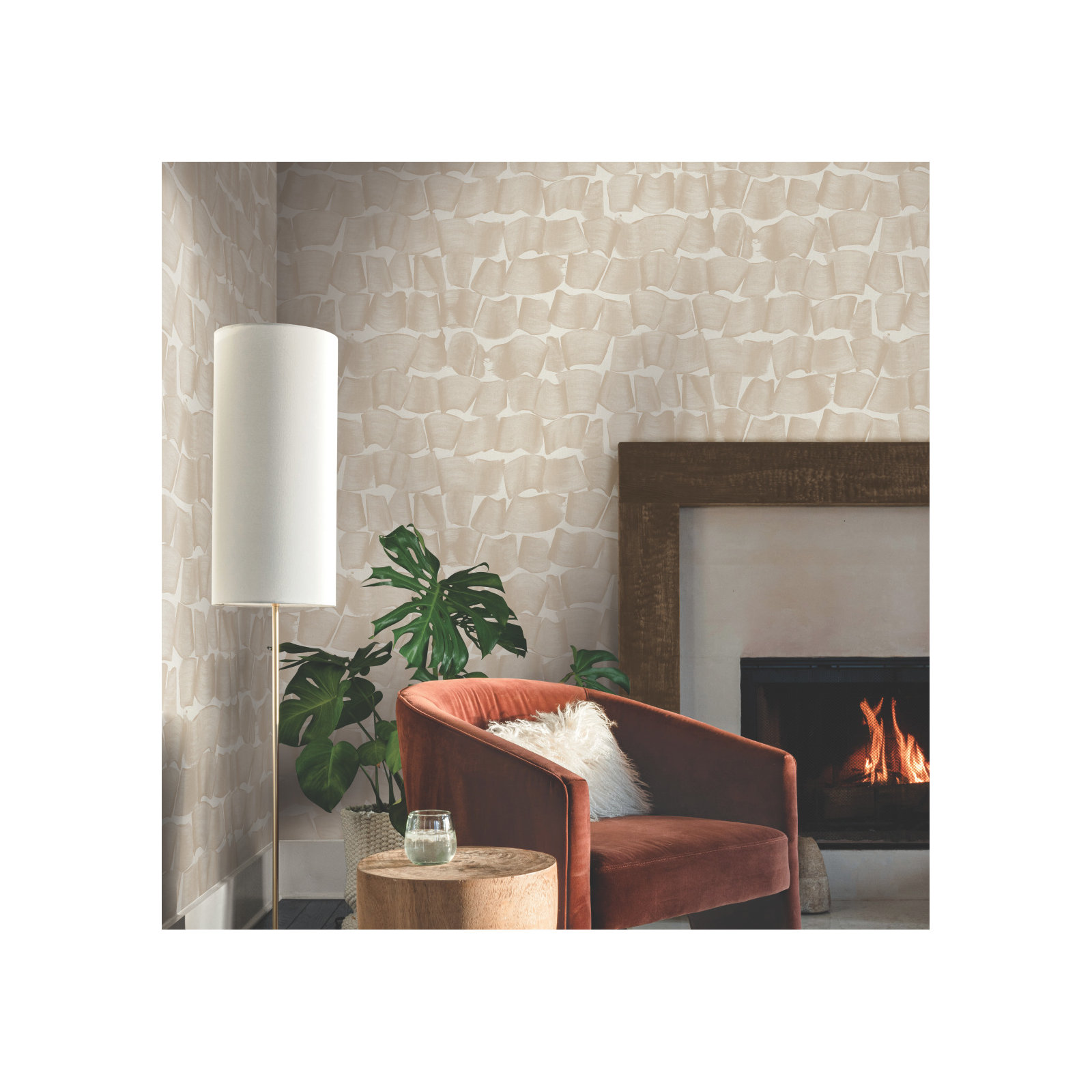 Ama Abstract Roll, Blush